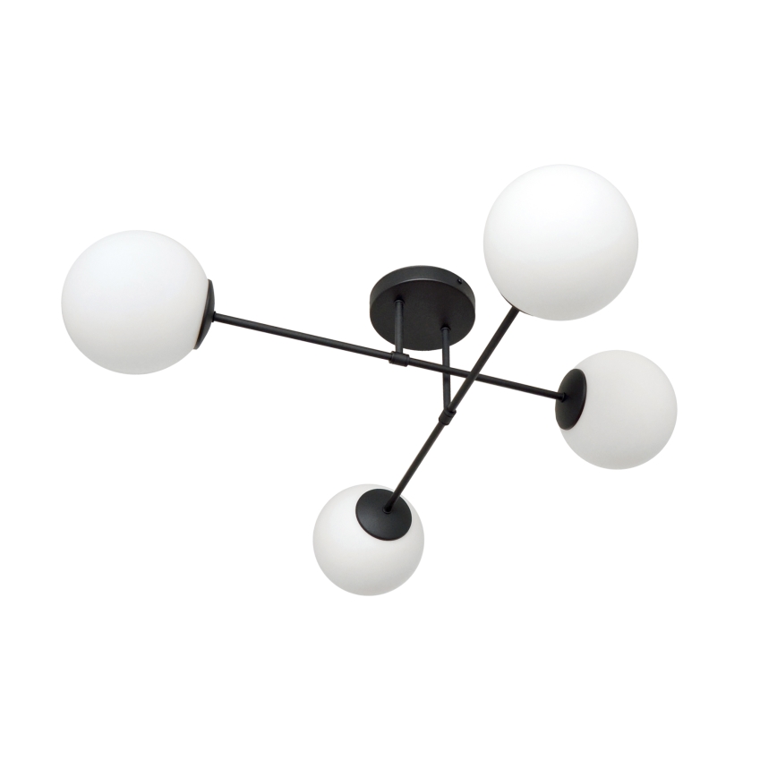 Universeel vervangingsglas MOON E27 diameter 16 cm wit