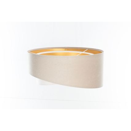 Universele lampenkap GALAXY E27 pr. 45 cm beige/wit/goud