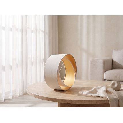 Universele lampenkap GALAXY E27 pr. 45 cm wit/goud