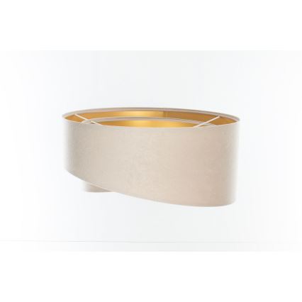 Universele lampenkap GALAXY E27 pr. 45 cm beige/goud