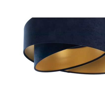 Universele lampenkap GALAXY E27 pr. 45 cm blauw/goud
