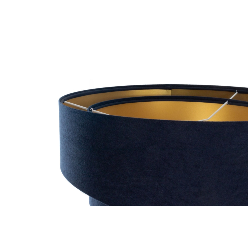 Universele lampenkap GALAXY E27 pr. 45 cm blauw/goud