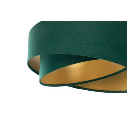 Universele lampenkap GALAXY E27 pr. 45 cm groen/goud