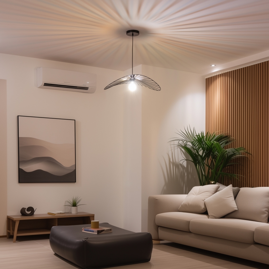 Universele lampenkap CURITIBA 40x56 cm zwart