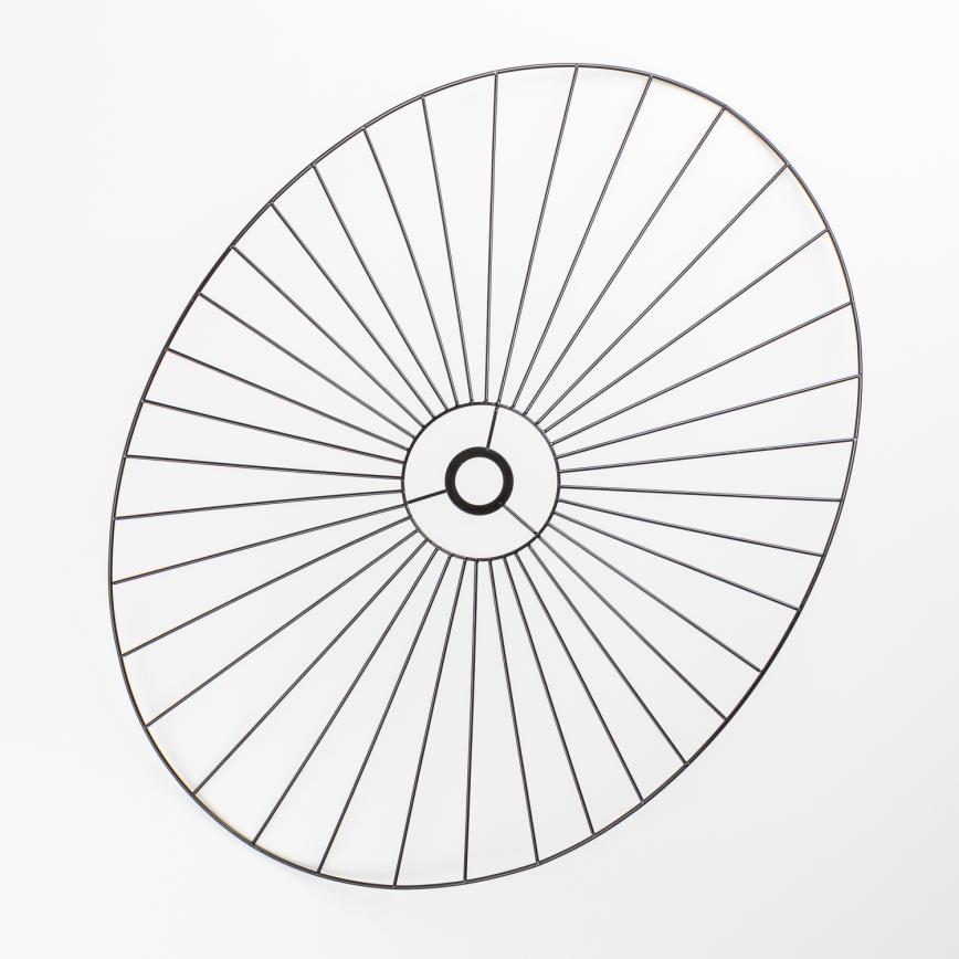 Universele lampenkap CURITIBA 60x80 cm zwart