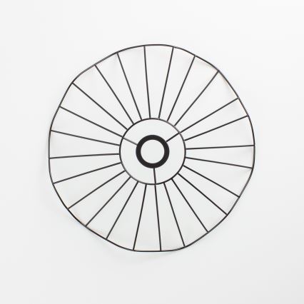 Universele lampenkap CURITIBA, Ø 40 cm, zwart