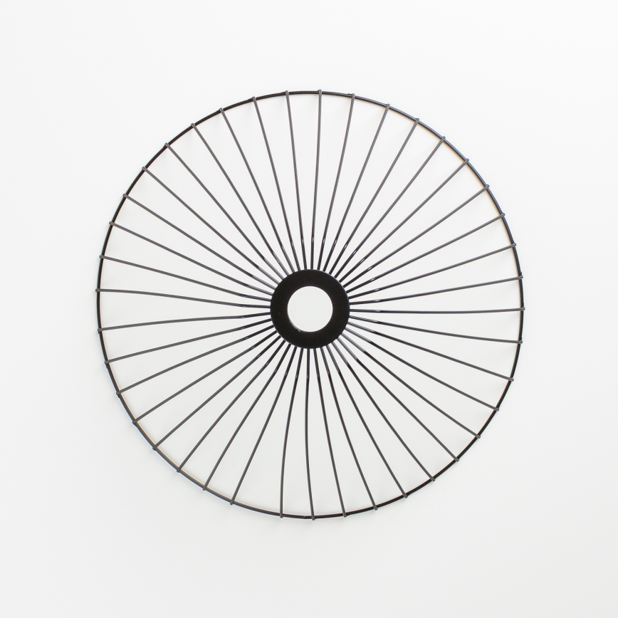 Universele lampenkap CURITIBA Ø 45 cm, zwart