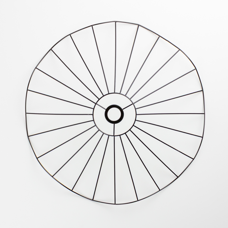 Universele lampenkap CURITIBA Ø 60 cm, zwart