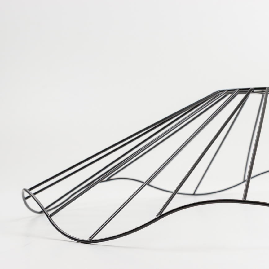 Universele lampenkap CURITIBA Ø 60 cm, zwart