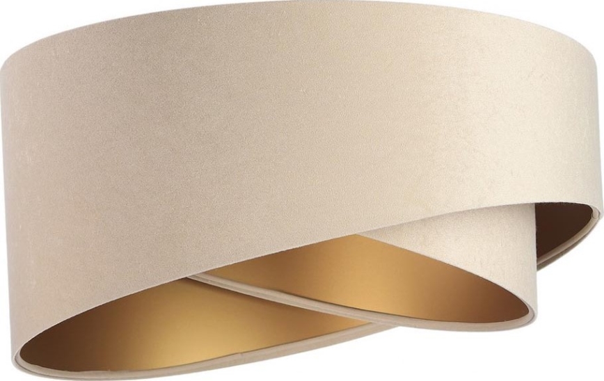 Universele lampenkap GALAXY E27 diameter 45 cm beige/goud