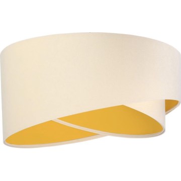 Universele lampenkap GALAXY E27 diameter 45 cm crème/goud