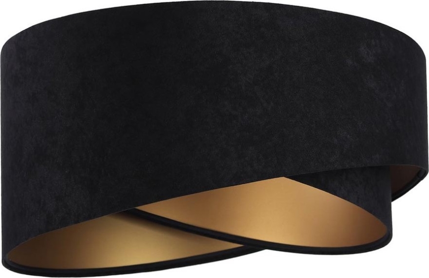 Universele lampenkap GALAXY E27 diameter 45 cm zwart/goud