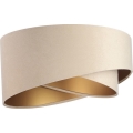 Universele lampenkap GALAXY E27 pr. 45 cm beige/goud
