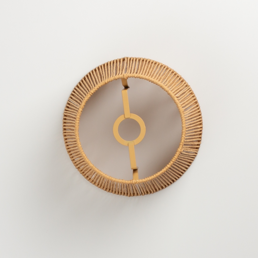 Universele lampenkap KERIA Ø 28 cm bruin