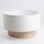 Universele lampenkap KERIA Ø 50 cm wit/beige