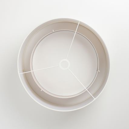 Universele lampenkap KERIA Ø 50 cm wit/beige
