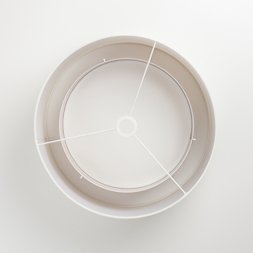 Universele lampenkap KERIA Ø 50 cm wit/beige