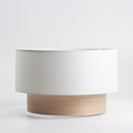 Universele lampenkap KERIA Ø 50 cm wit/beige