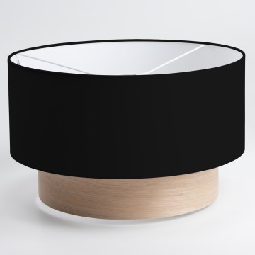 Universele lampenkap KERIA Ø 50 cm zwart/beige