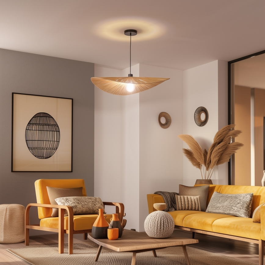 Universele lampenkap KERIA Ø 80 cm beige