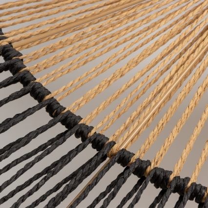 Universele lampenkap KERIA Ø 80 cm bruin/zwart