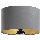 Universele lampenkap STANDART E27 diameter 45 cm grijs/goud