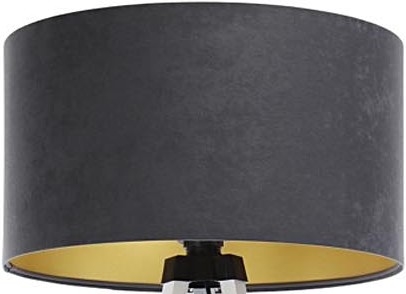 Universele lampenkap STANDART E27 diameter 45 cm grijs/goud