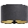 Universele lampenkap STANDART E27 diameter 45 cm grijs/goud