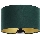 Universele lampenkap STANDART E27 diameter 45 cm groen/goud