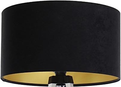 Universele lampenkap STANDART E27 diameter 45 cm zwart/goud