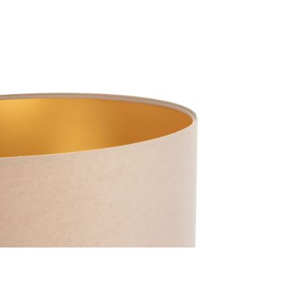 Universele lampenkap STANDART E27, Ø 45 cm, beige/goud