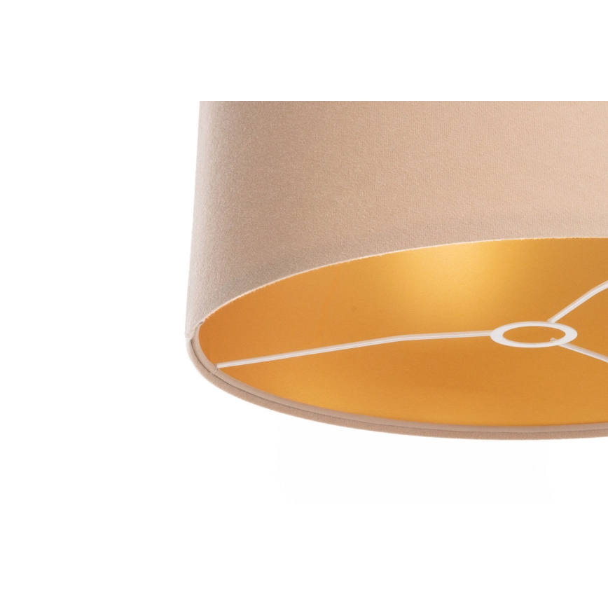 Universele lampenkap STANDART E27, Ø 45 cm, beige/goud