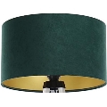 Universele lampenkap STANDART E27 pr. 45 cm groen/goud