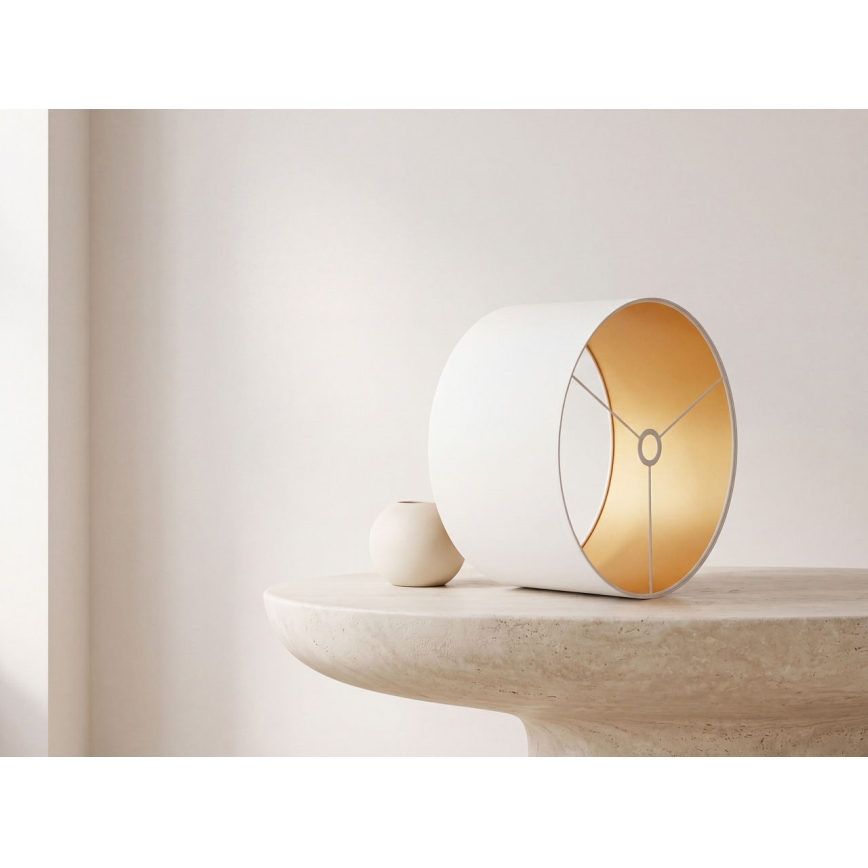 Universele lampenkap STANDART E27 Ø 45 cm wit/goud