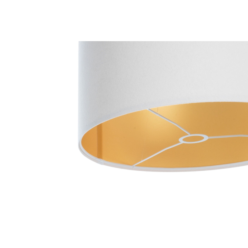 Universele lampenkap STANDART E27 Ø 45 cm wit/goud