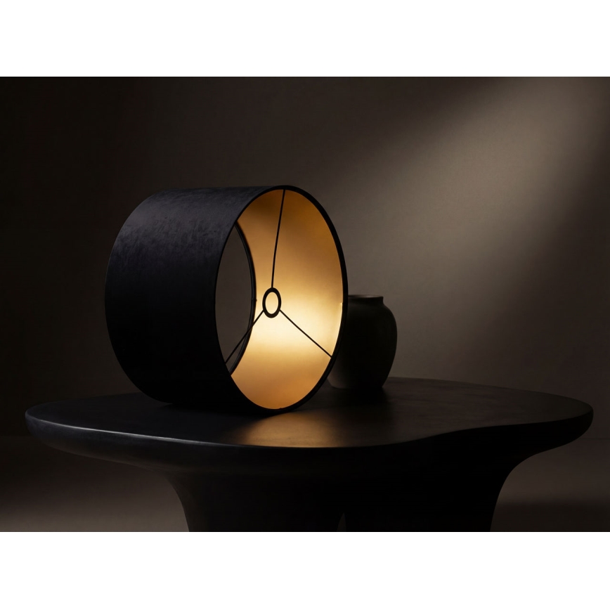 Universele lampenkap STANDART E27 Ø 45 cm zwart/goud