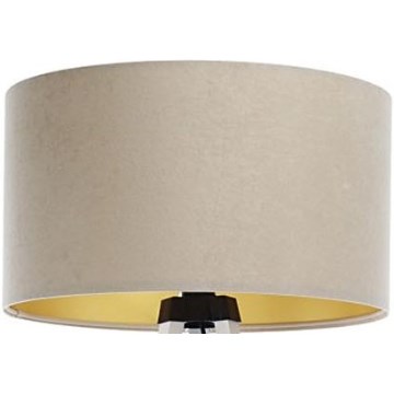 Universele lampenkap STANDART E27, Ø 45 cm, beige/goud