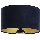 Universele lampenkap STANDART E27 Ø 45 cm blauw/goud