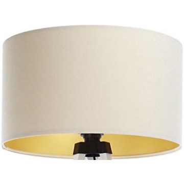 Universele lampenkap STANDART E27 Ø 45 cm crème/goud