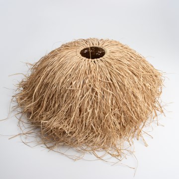 Universele lampenkap voor KERIA-armatuur, Ø 60 cm, bruin