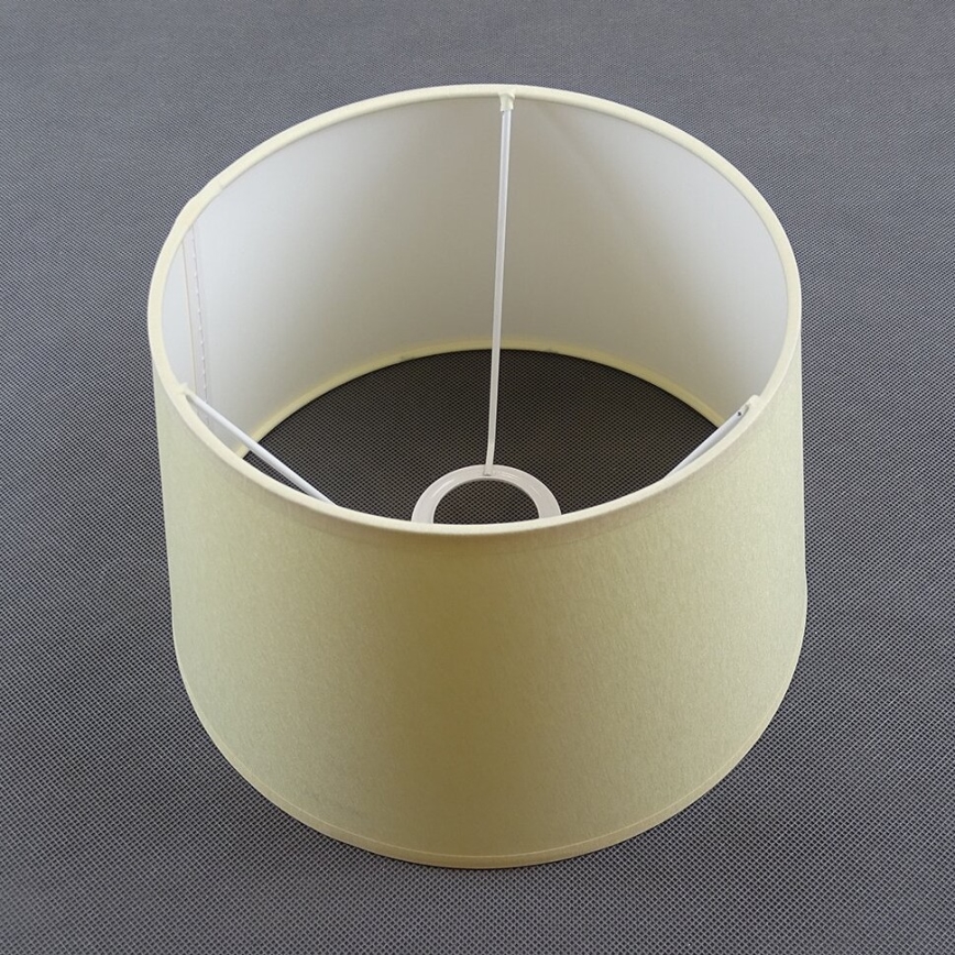Universele vervangende lampenkap LORENZO E27 16x26 cm beige