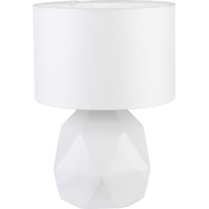 Universele vervangende lampenkap TOWER E27 16x24 cm wit