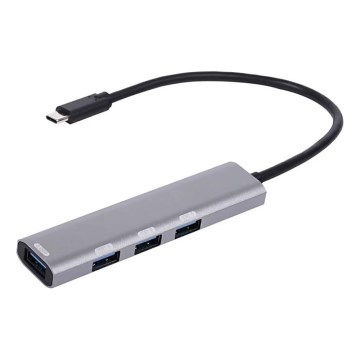 USB-C-hub 4-in-1 met Power Delivery 100W
