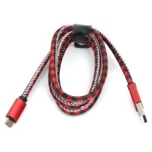 USB kabel USB A / Micro USB Verbinding 1m rood