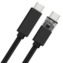 USB kabel USB-C 2.0 verbinding 1m zwart