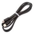 USB-kabel USB-C / USB-C verbindingsstuk 60W 1m zwart