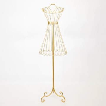 Valet-standplaats 142x40,5 cm goud