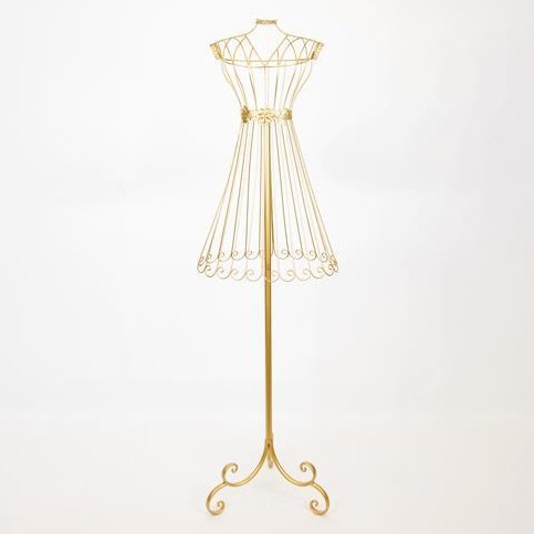 Valet-standplaats 142x40,5 cm goud