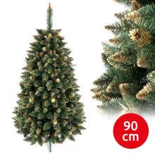 Vánoční stromek GOLD 90 cm den