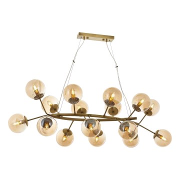 VARANA hanglamp 16xE14/40W/230V brons